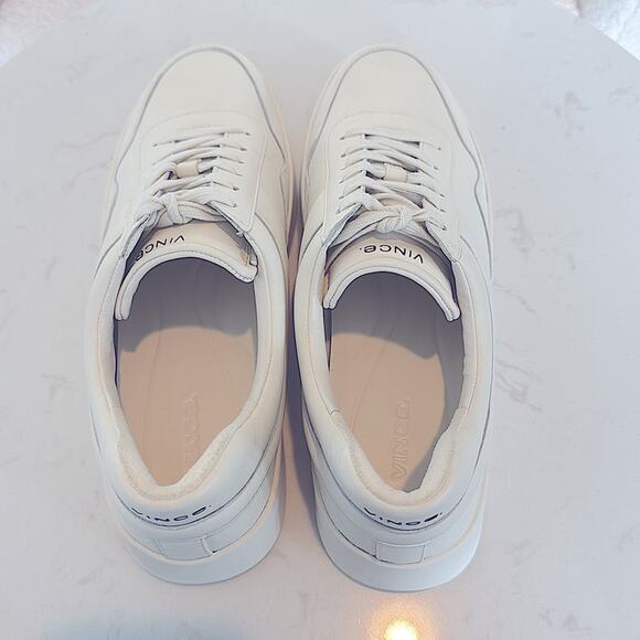 VINCE - Warren Court Leather Sneaker Size 10 M - Women - Picture 5 of 5